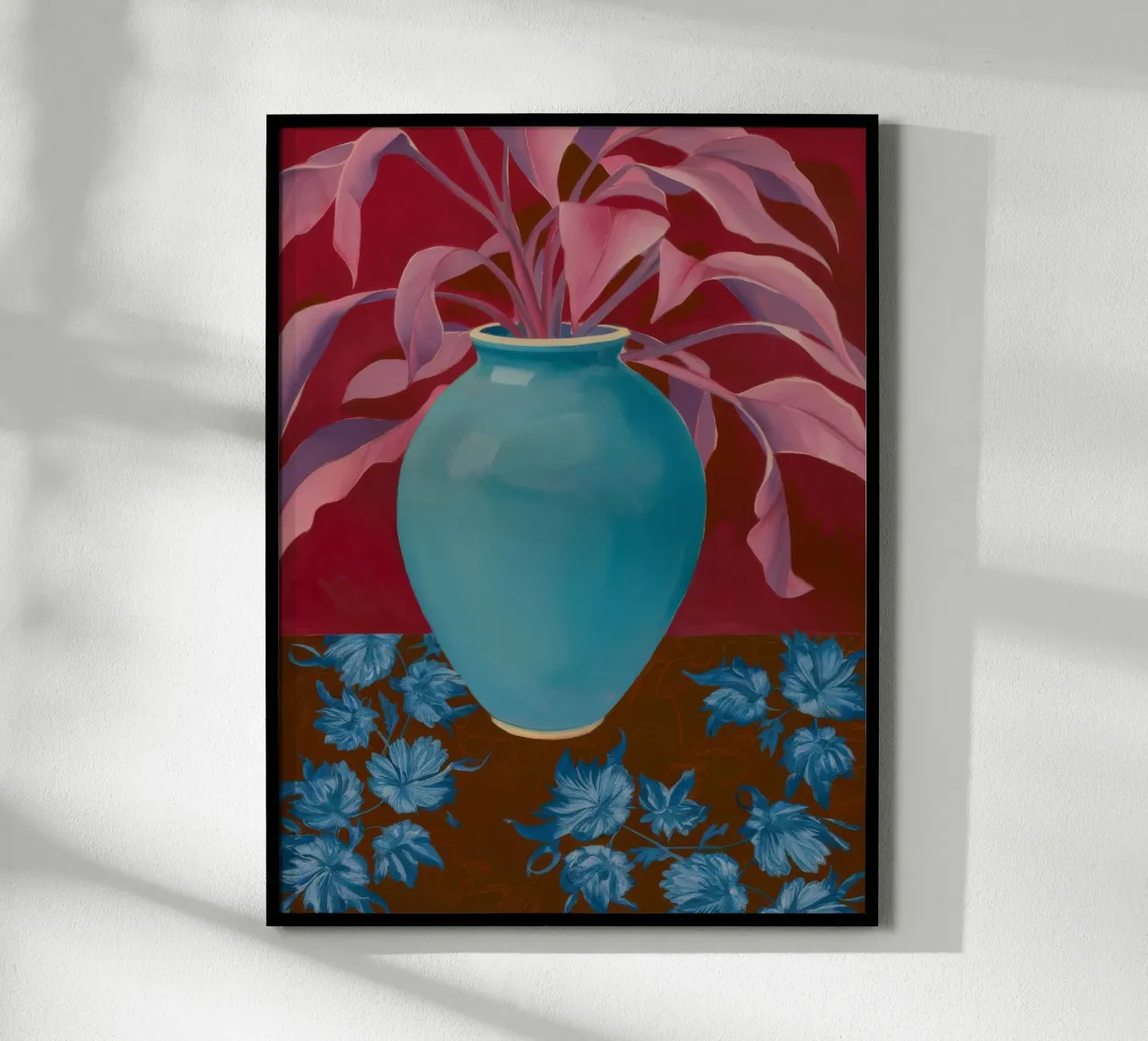Arazzo turchese Lush poster da Opal Strokes