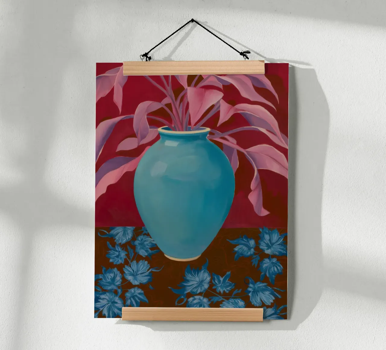 Arazzo turchese Lush poster da Opal Strokes