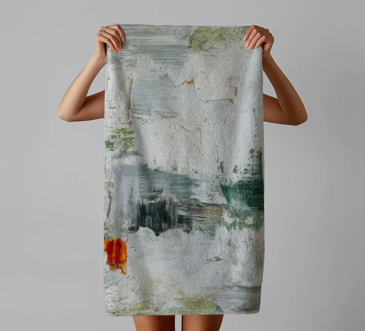 Arctic Frost Fragment towel by Dream Spectrum