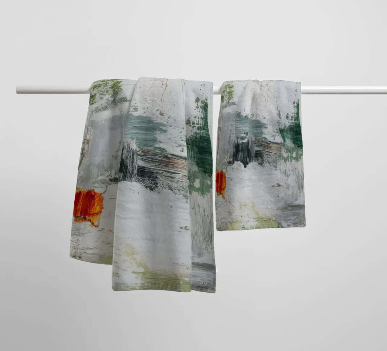 Arctic Frost Fragment towel by Dream Spectrum