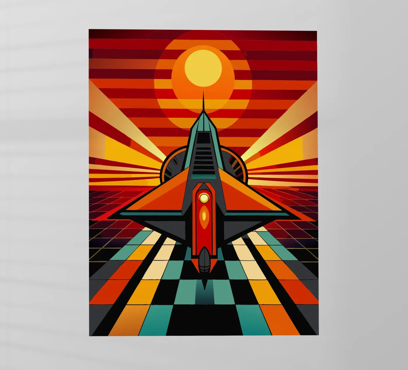 Astronave vettoriale pellicola backlit da Elfath