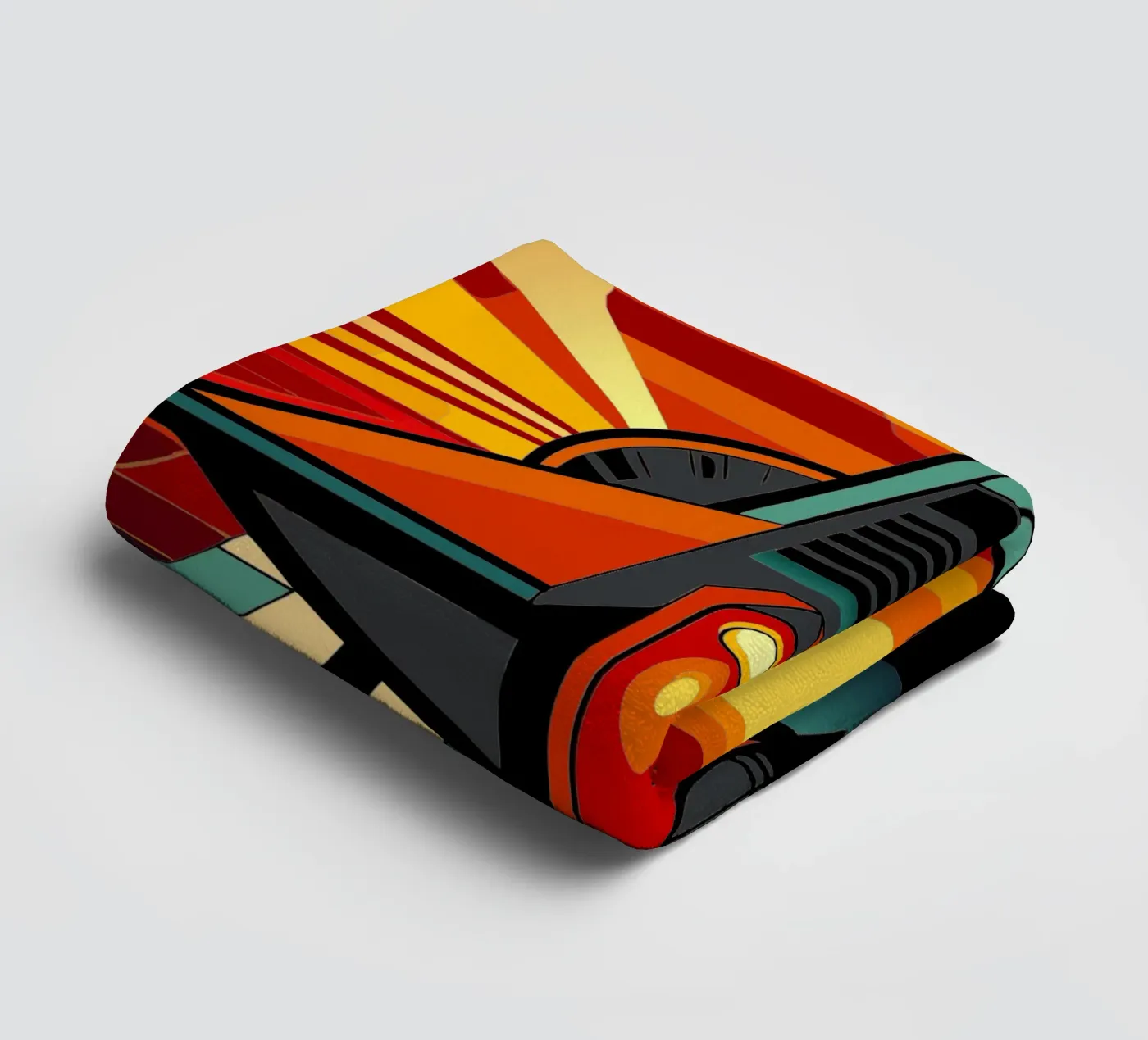 Ruimteschip vector badhanddoek van Elfath