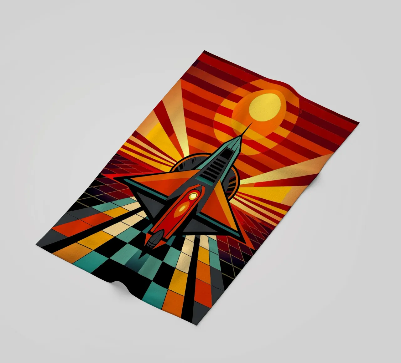 Astronave vettoriale telo mare da Elfath