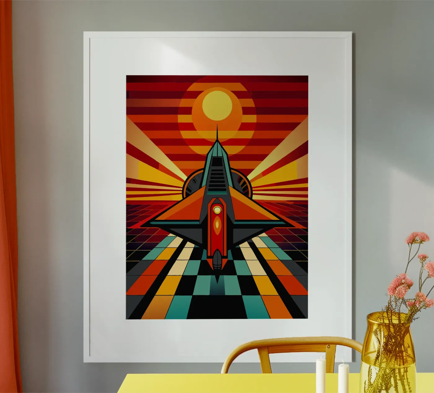 Spaceship vector poster van Elfath