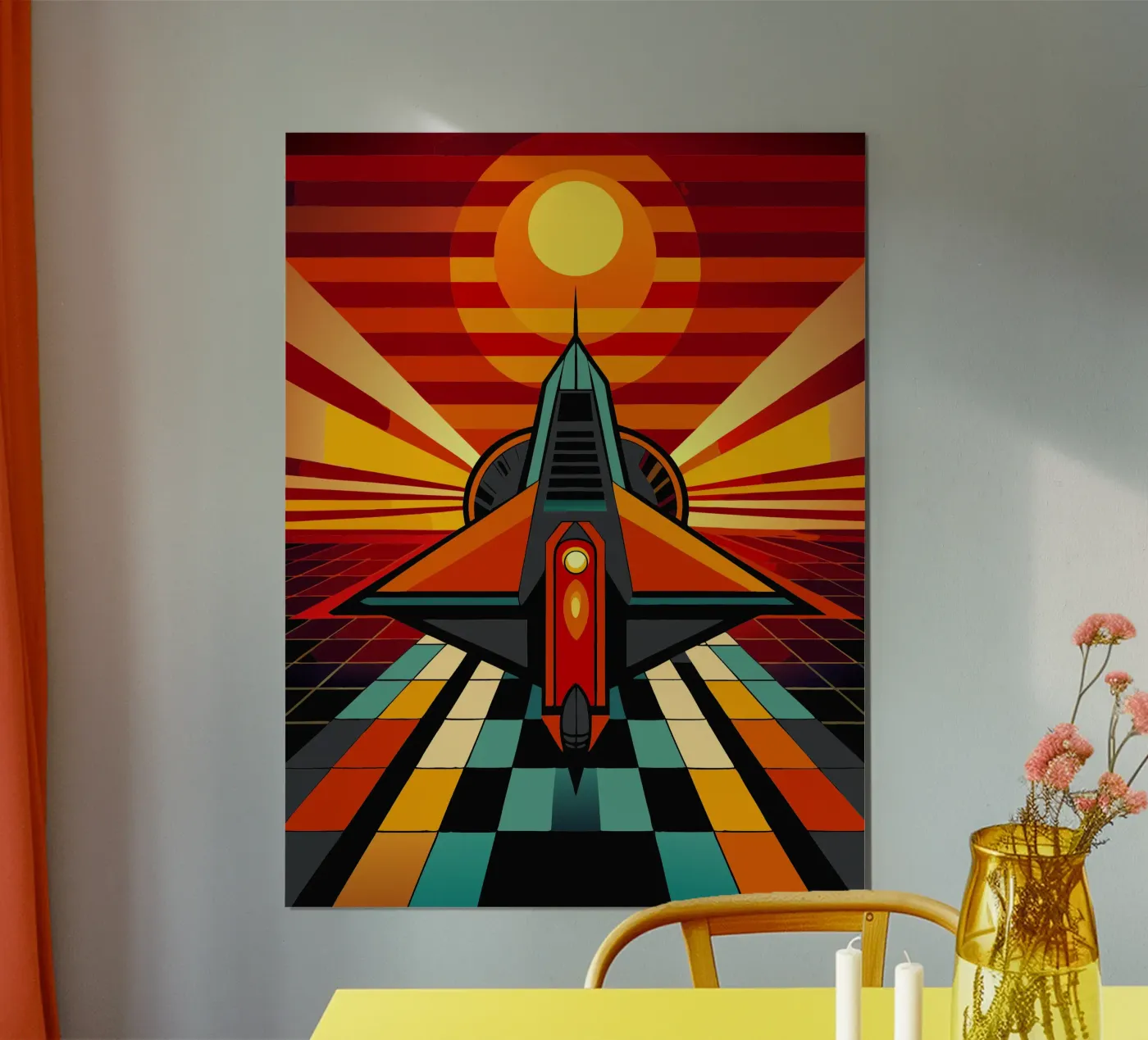 Spaceship vector poster van Elfath