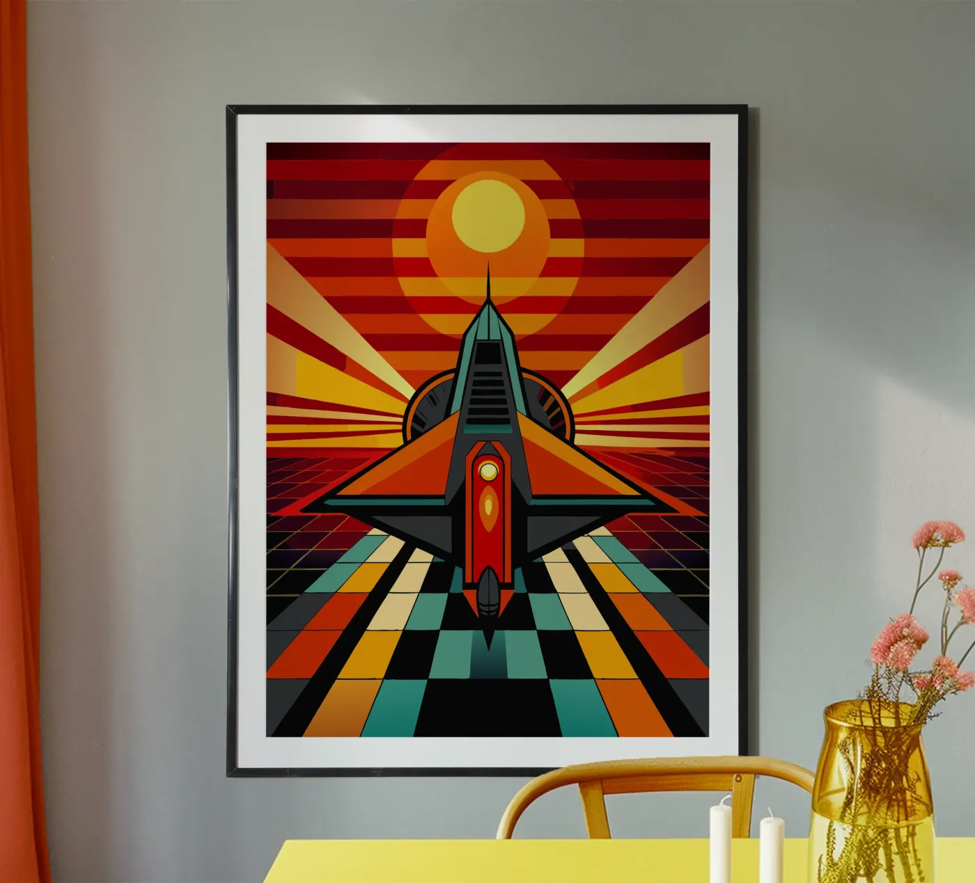 Spaceship vector poster van Elfath