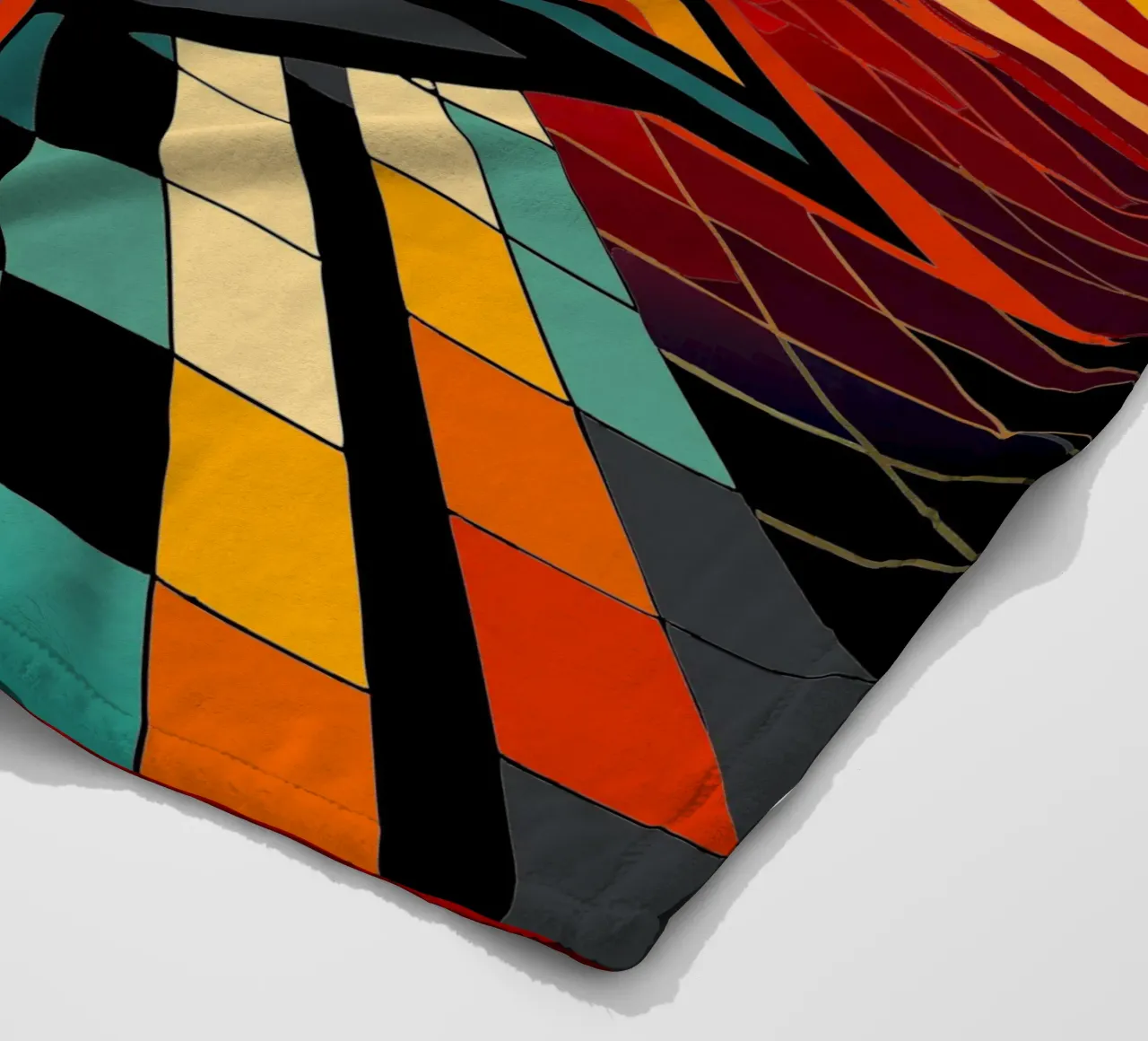 Spaceship vector fleece blanket by Elfath