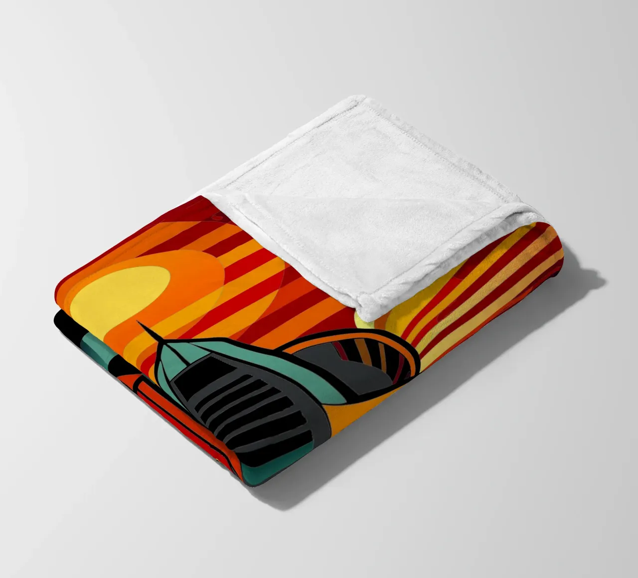 Ruimteschip vector fleecedeken van Elfath