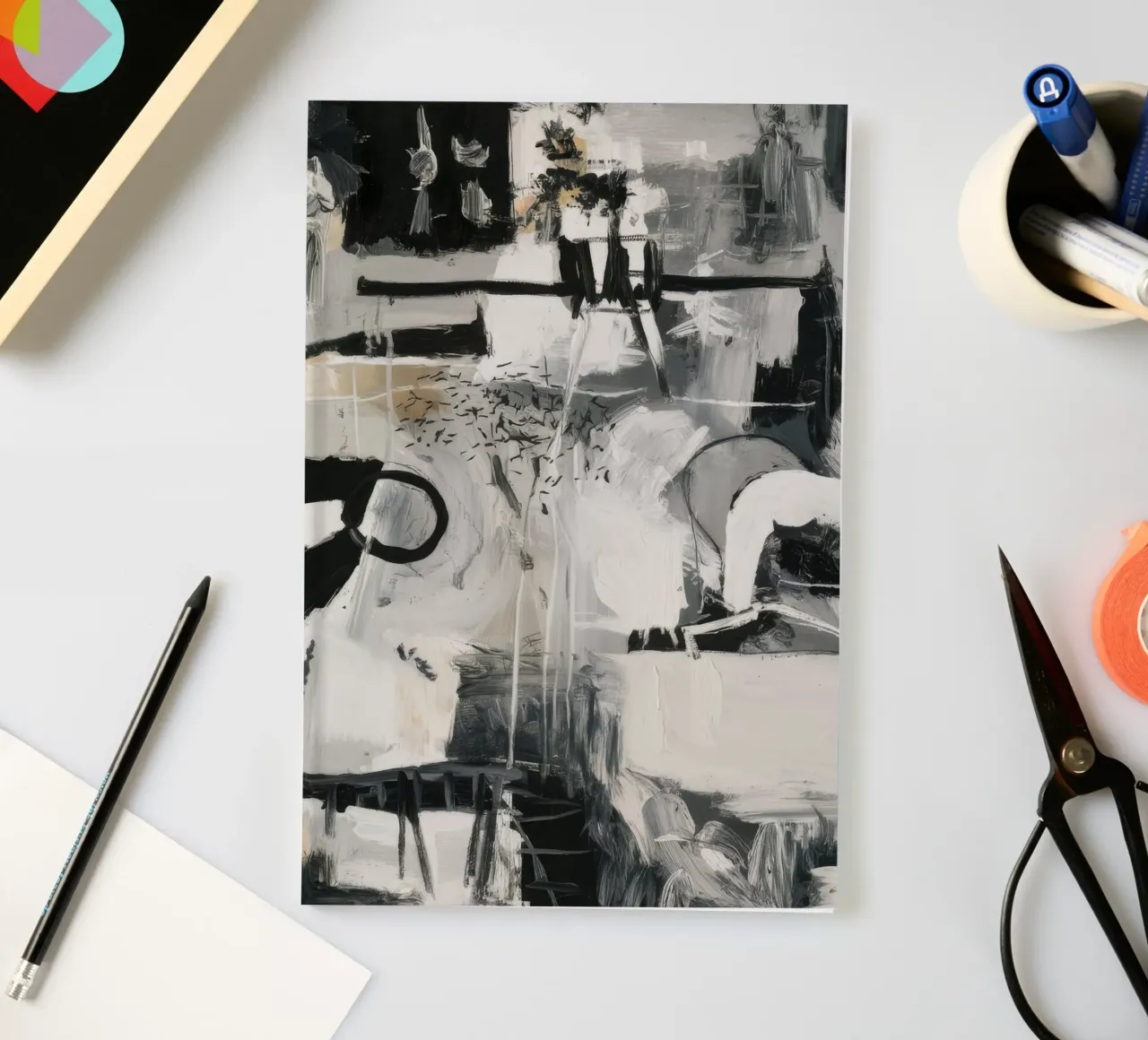 Monochrome City Blueprint notebook by Dream Spectrum