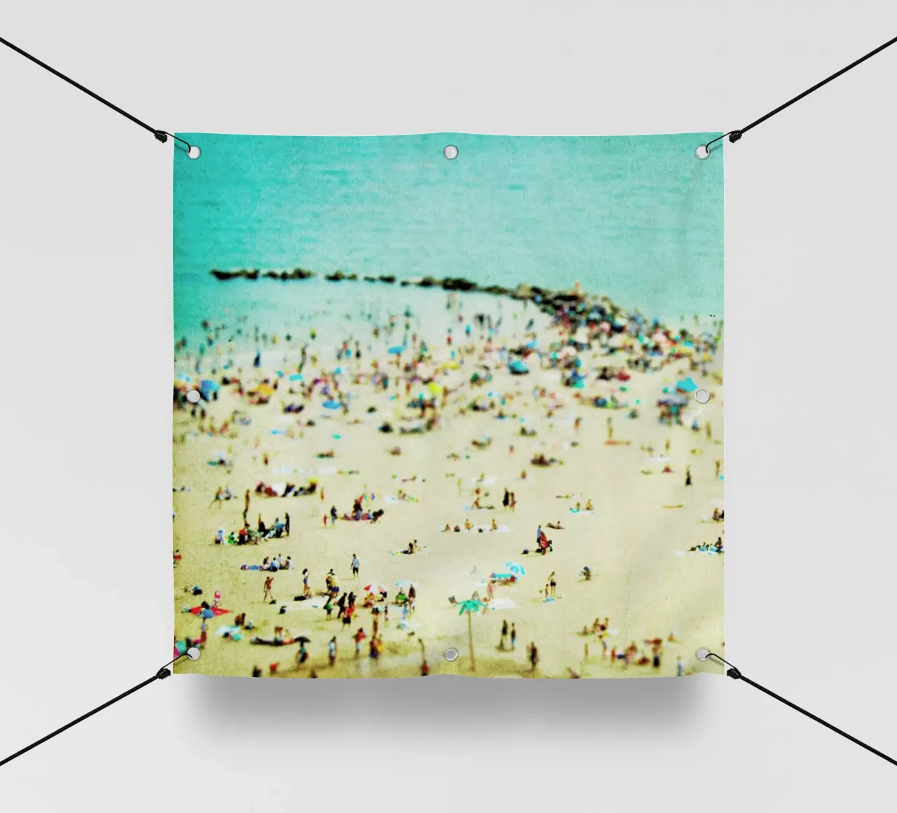 Coney Island Beach 2 telo in pvc da Mina Teslaru