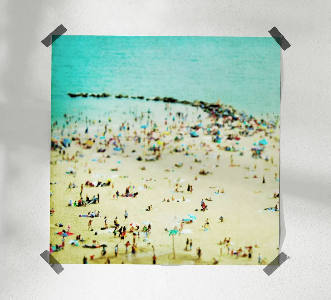 Coney Island Beach 2 carta hahnemühle da Mina Teslaru