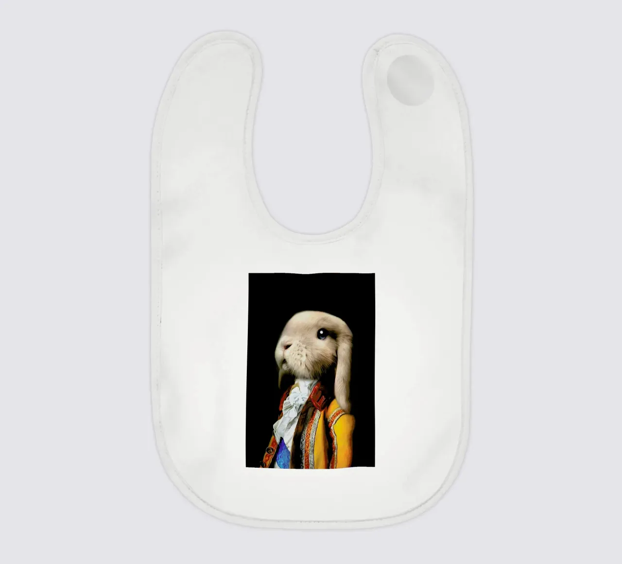 Olaf baby bib by Tein Lucasson