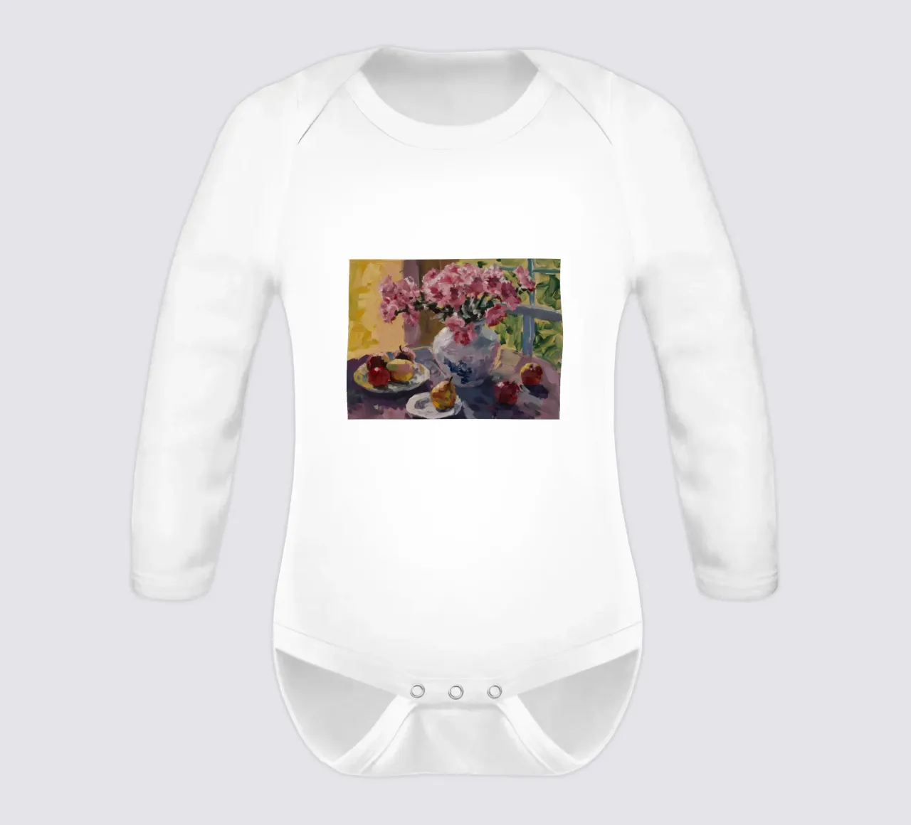 Ernte Blüte Stille Langarm Babybody von Radiance Landscape