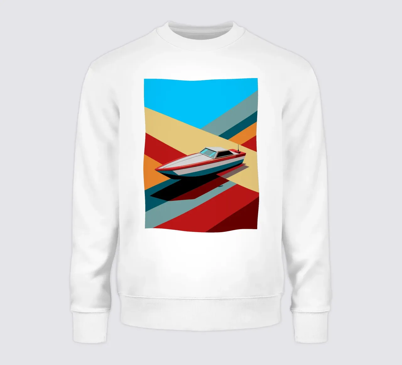 vector lancha rápida sudadera de Elfath