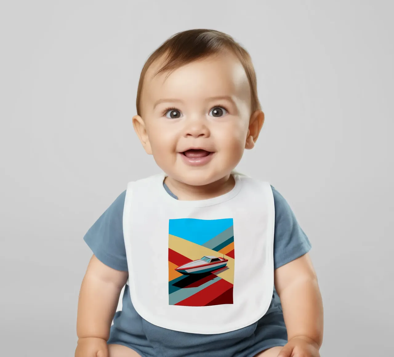 motoscafo vettoriale bavaglino da Elfath