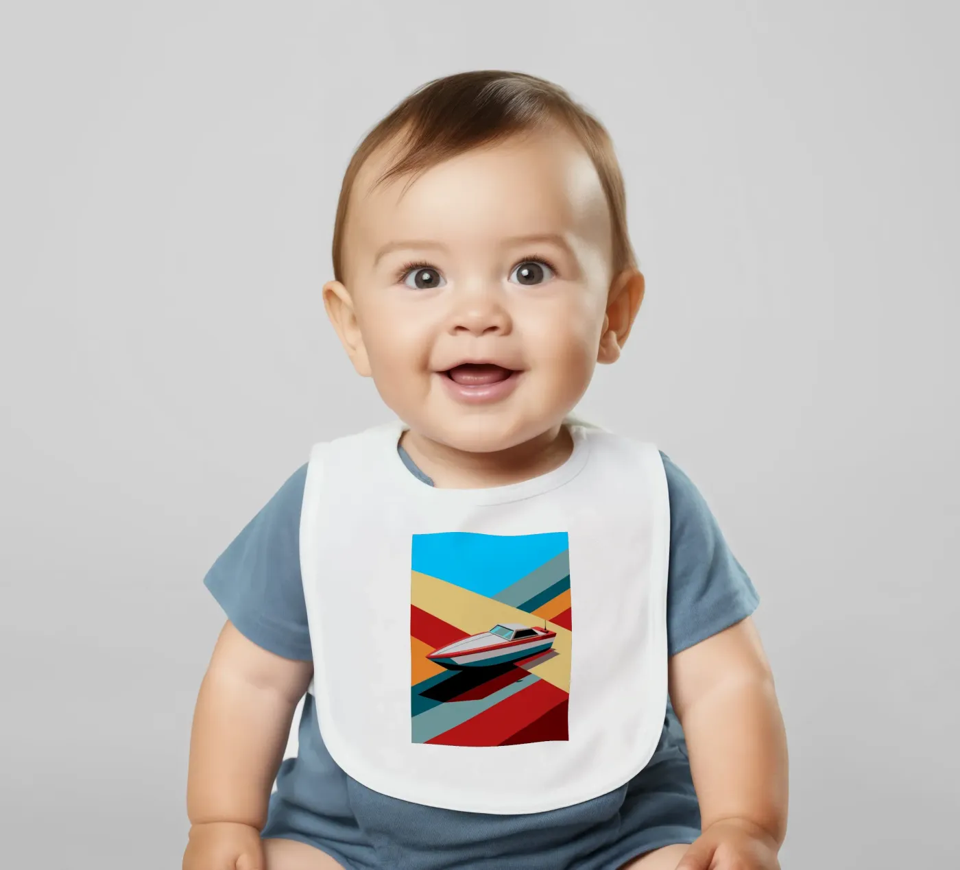 speedboat vector Babylätzchen von Elfath