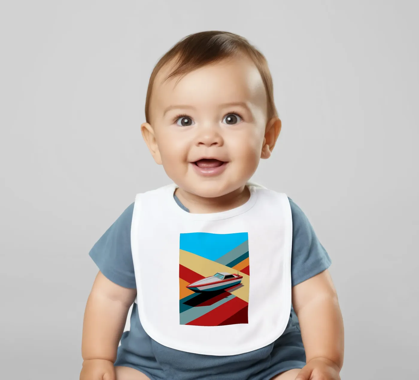 speedboat vector Babylätzchen von Elfath