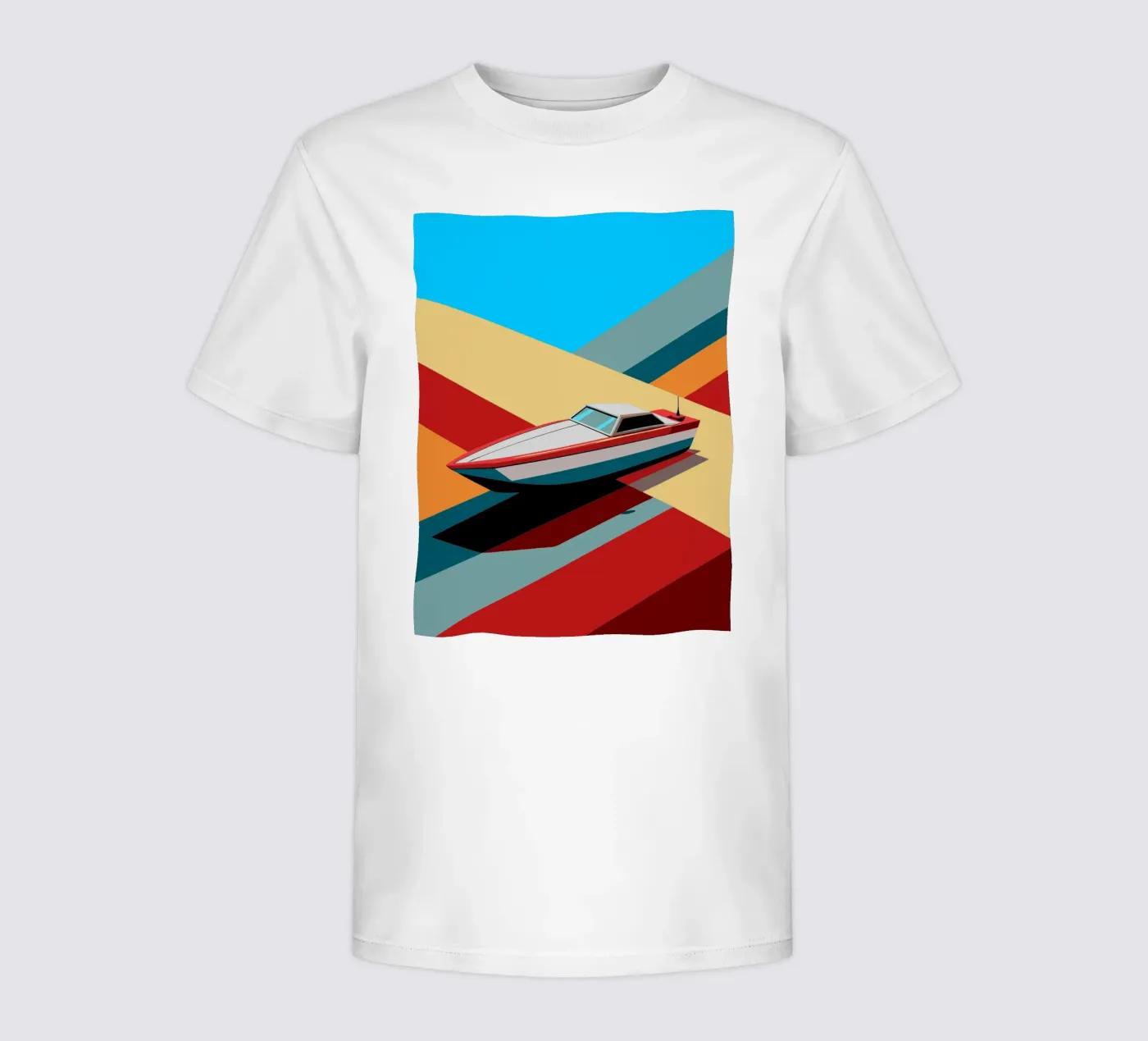 speedboat vector kinder t-shirt van Elfath