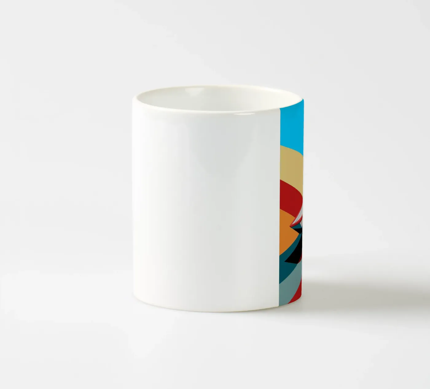 speedboat vector ceramic mug by Elfath