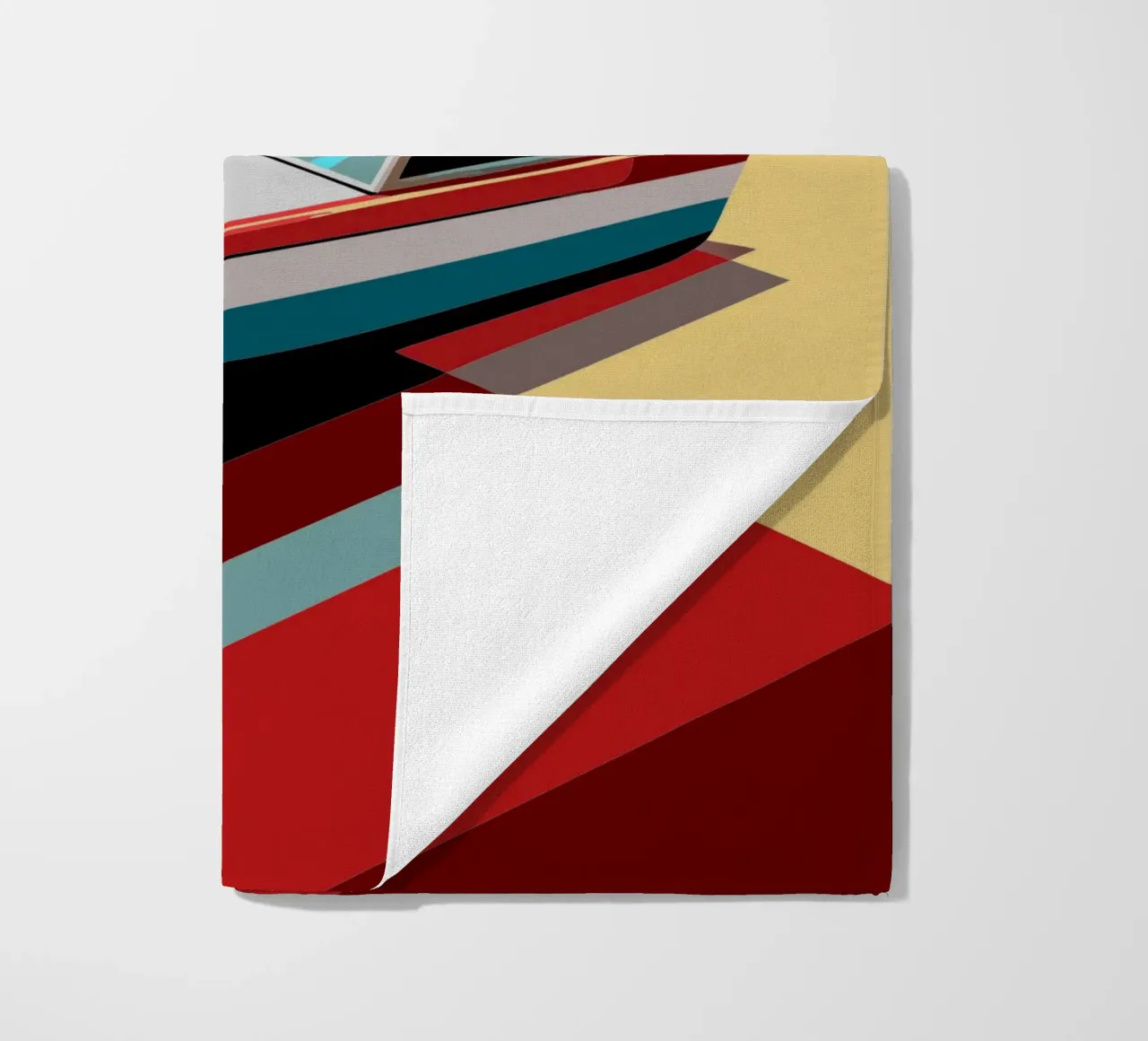 speedboot vector strandhanddoek van Elfath