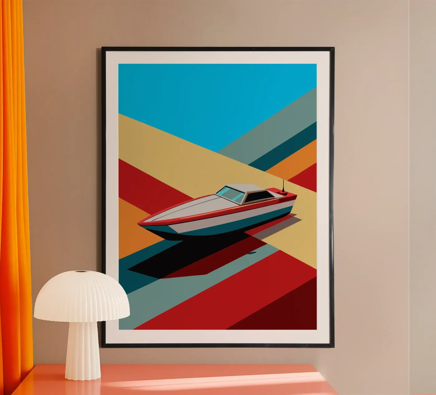 speedboat vector poster van Elfath