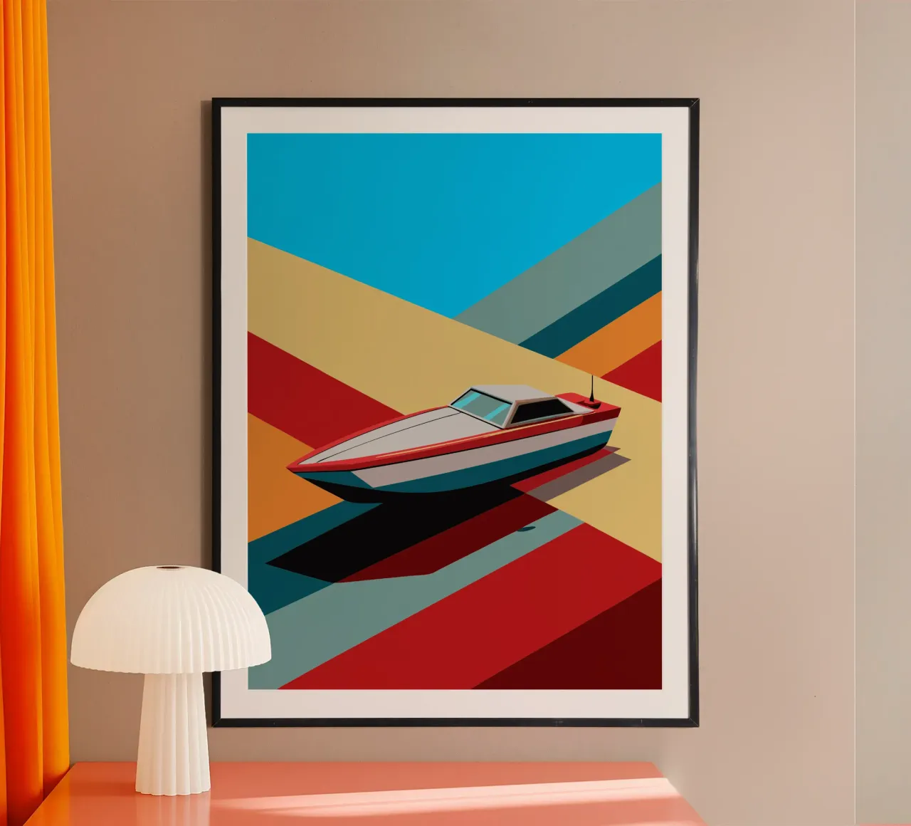 speedboot vector poster van Elfath