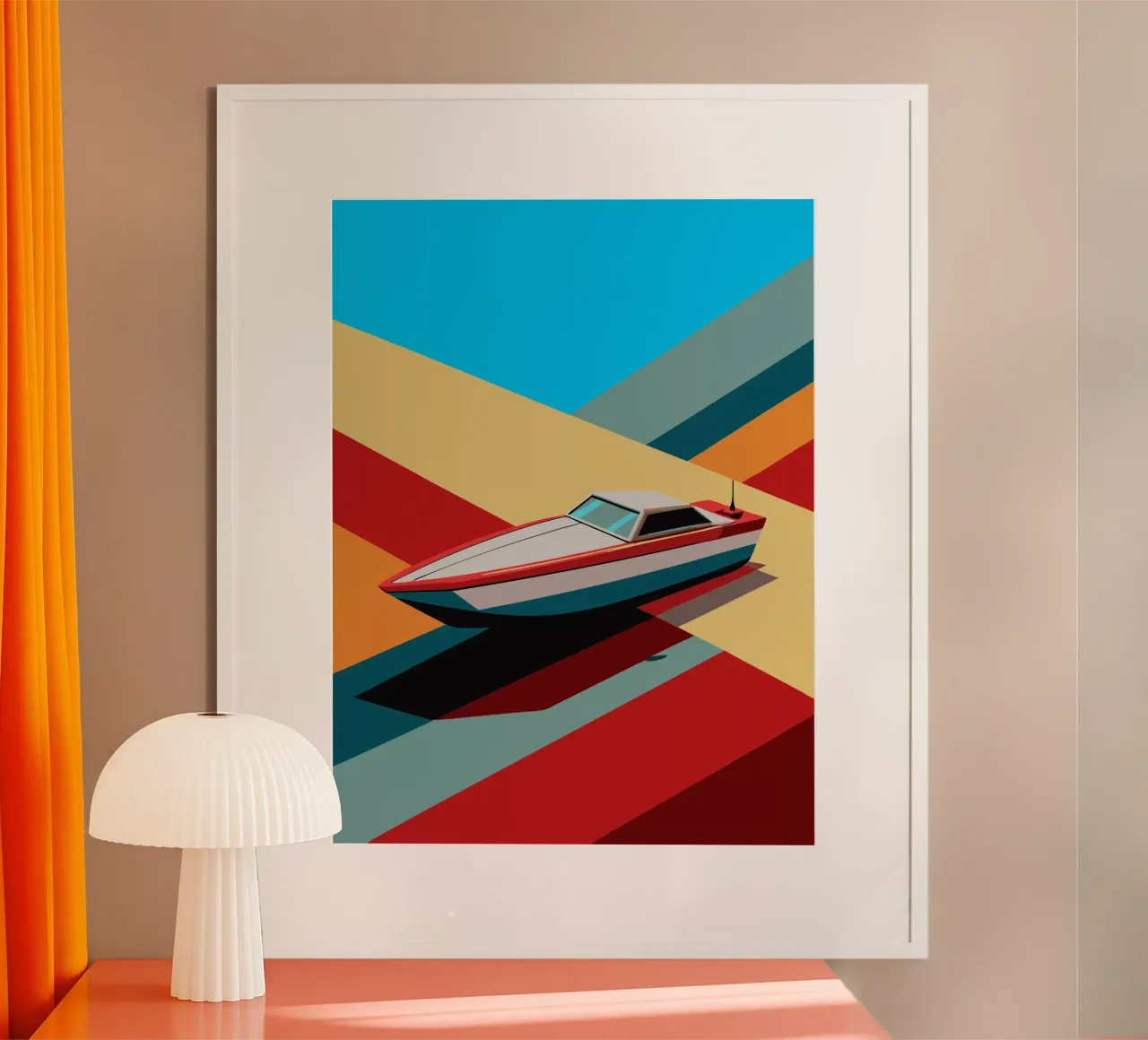 speedboot vector poster van Elfath