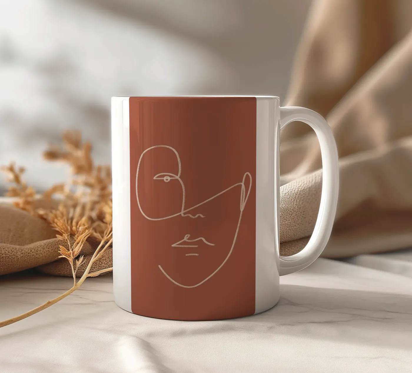 Flow ceramic mug by Kit Agar