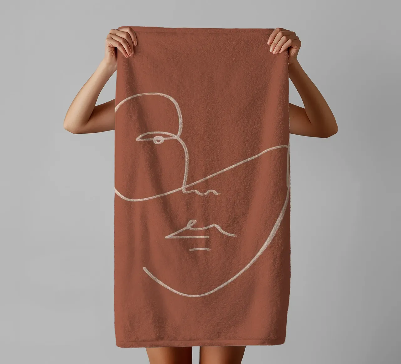 Flow badhanddoek van Kit Agar