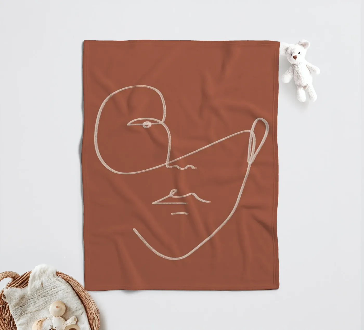 Flow fleecedeken van Kit Agar