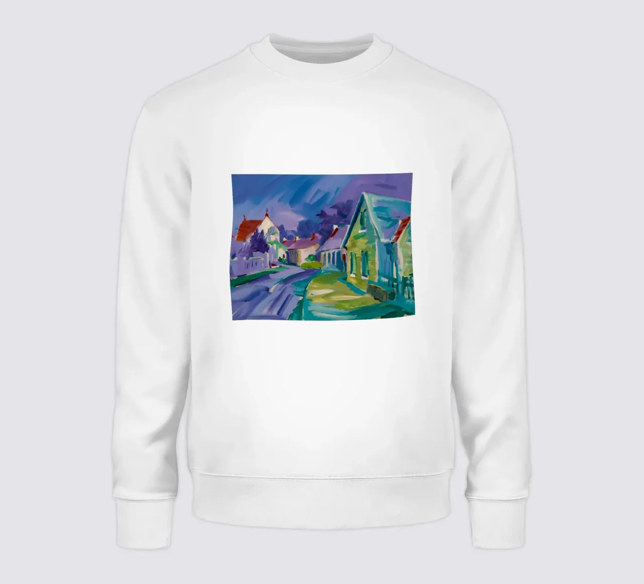 Chromatischer Straßenbummel Sweatshirt von Celestial Harmony