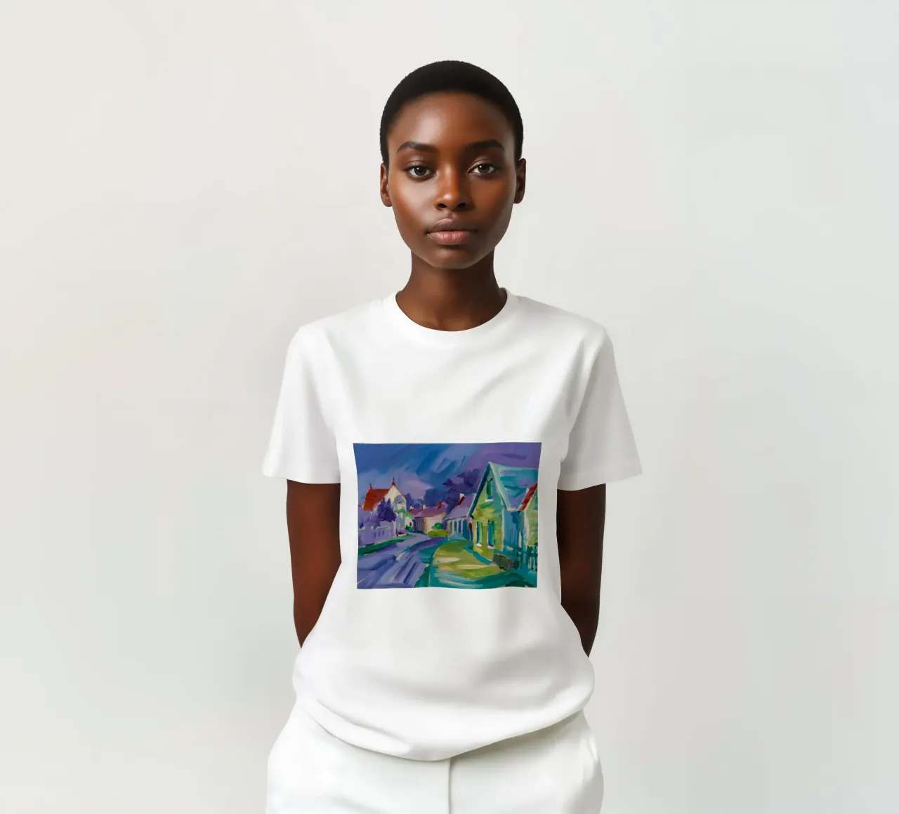 Chromatic Street Jaunt t-shirt by Celestial Harmony