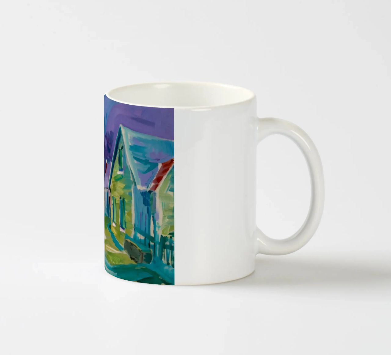 Viaggio nella via cromatica tazza in ceramica da Celestial Harmony