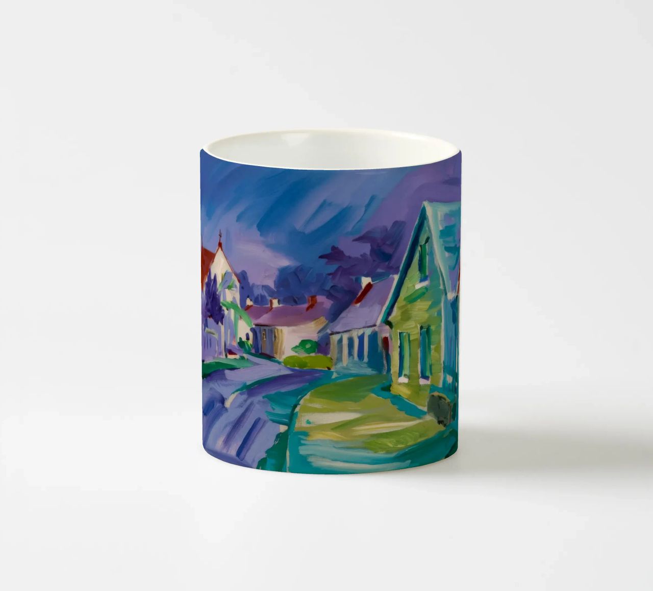 Viaggio nella via cromatica tazza in ceramica da Celestial Harmony