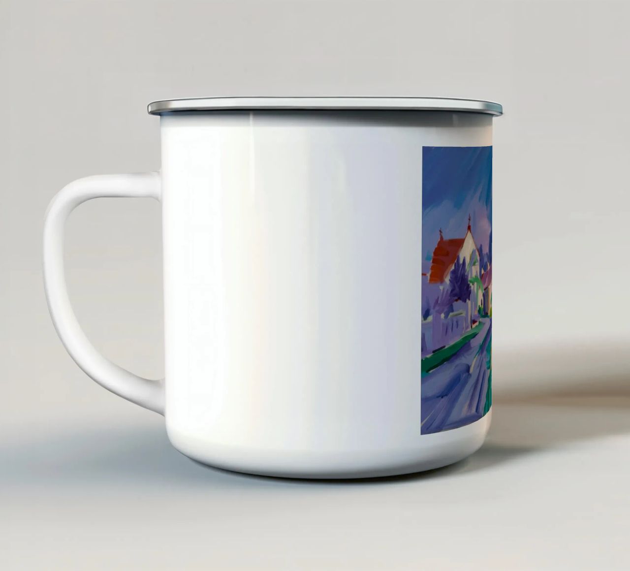 Viaggio nella via cromatica tazza in smalto da Celestial Harmony
