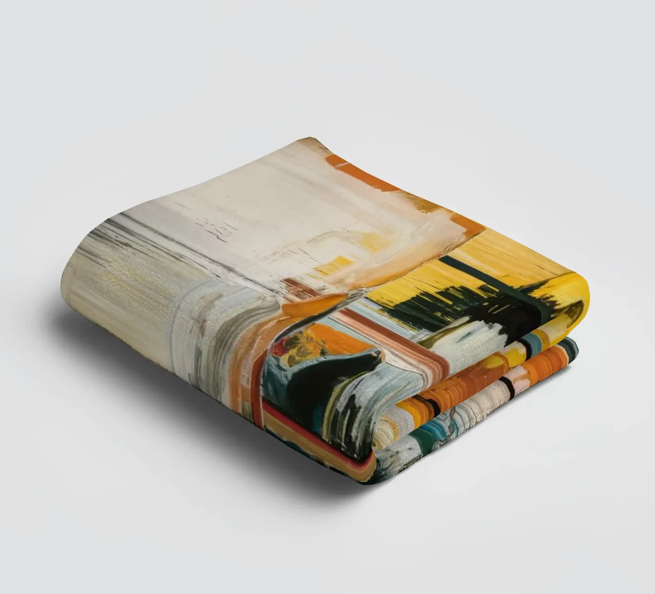 Fragmented Sky Shards towel by Dream Spectrum