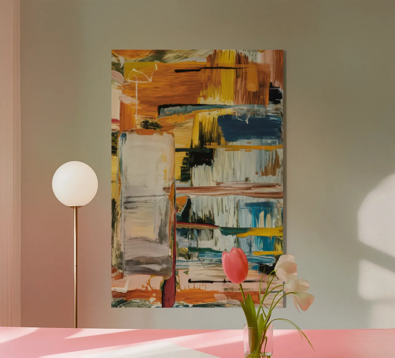 Gefragmenteerde hemelscherven acryl van Dream Spectrum