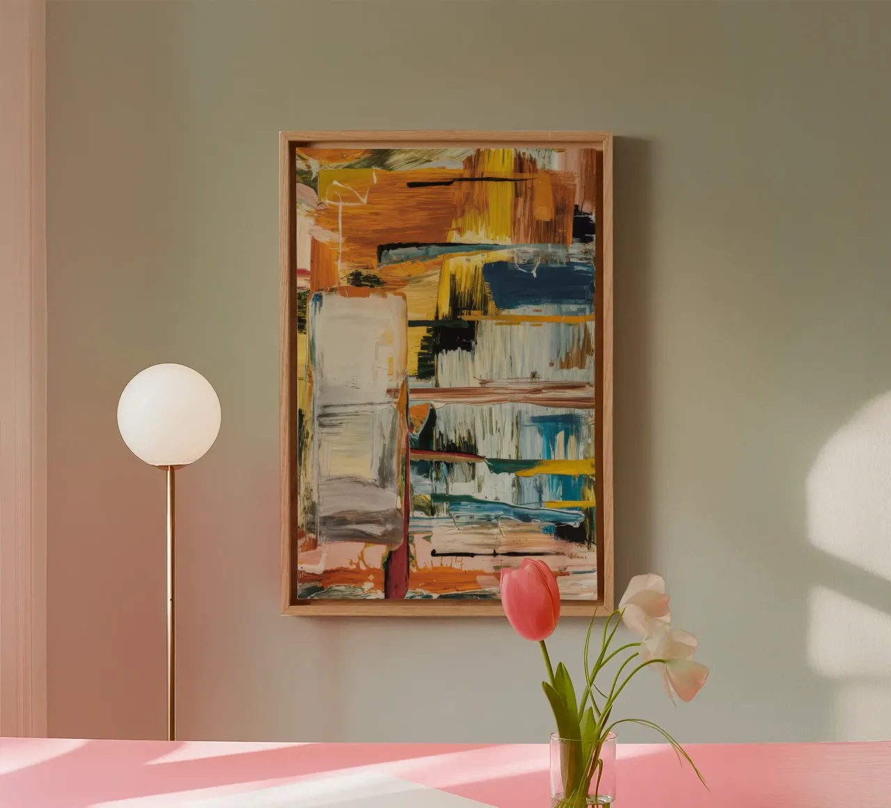 Gefragmenteerde hemelscherven canvas van Dream Spectrum