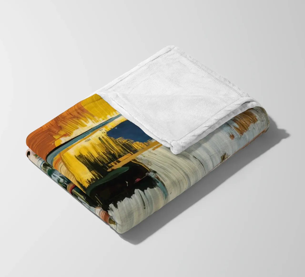 Fragmented Sky Shards fleece blanket by Dream Spectrum