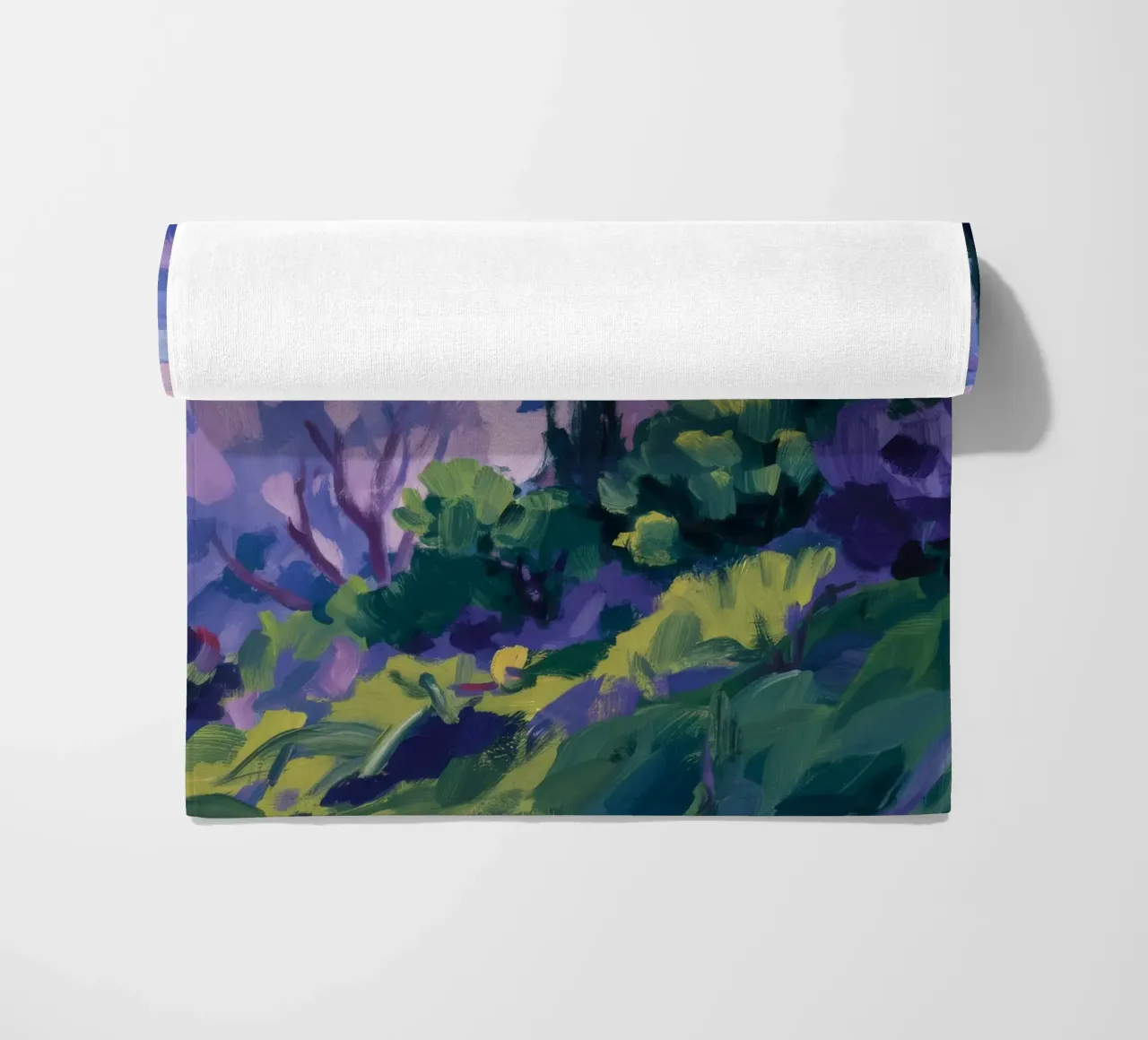 Echi di montagna viola telo mare da Radiance Landscape