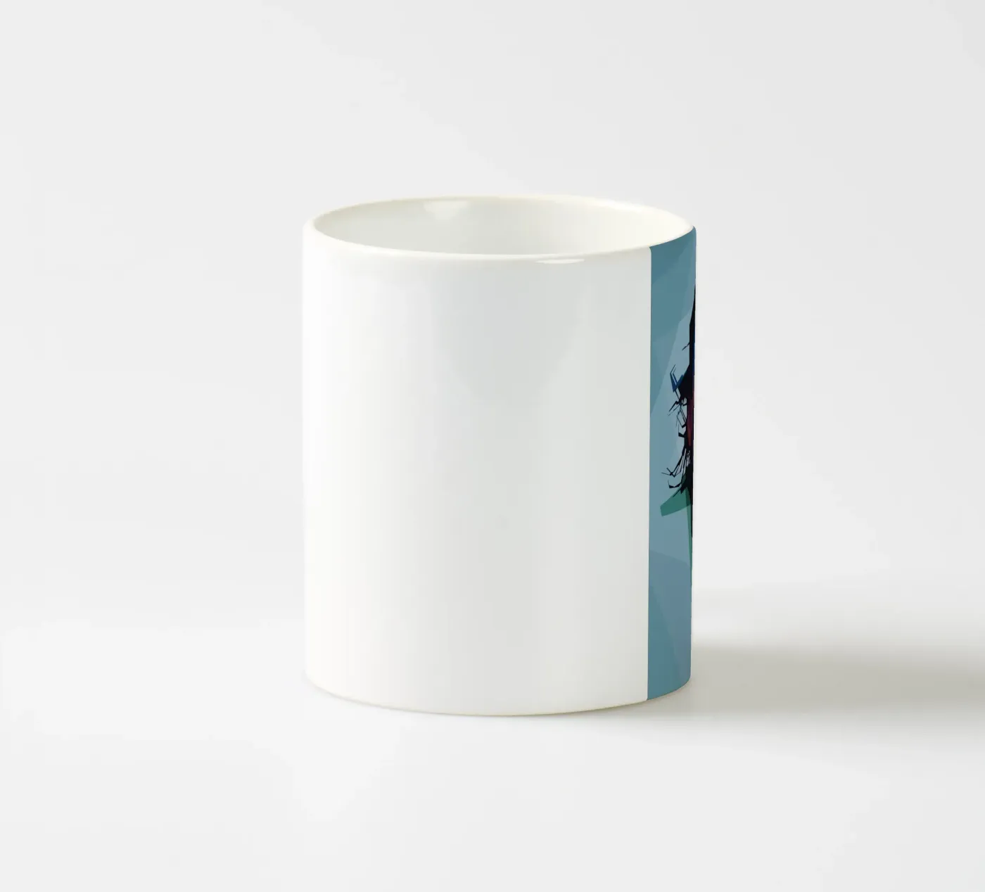 The Elephant ceramic mug by Alkahfsmart