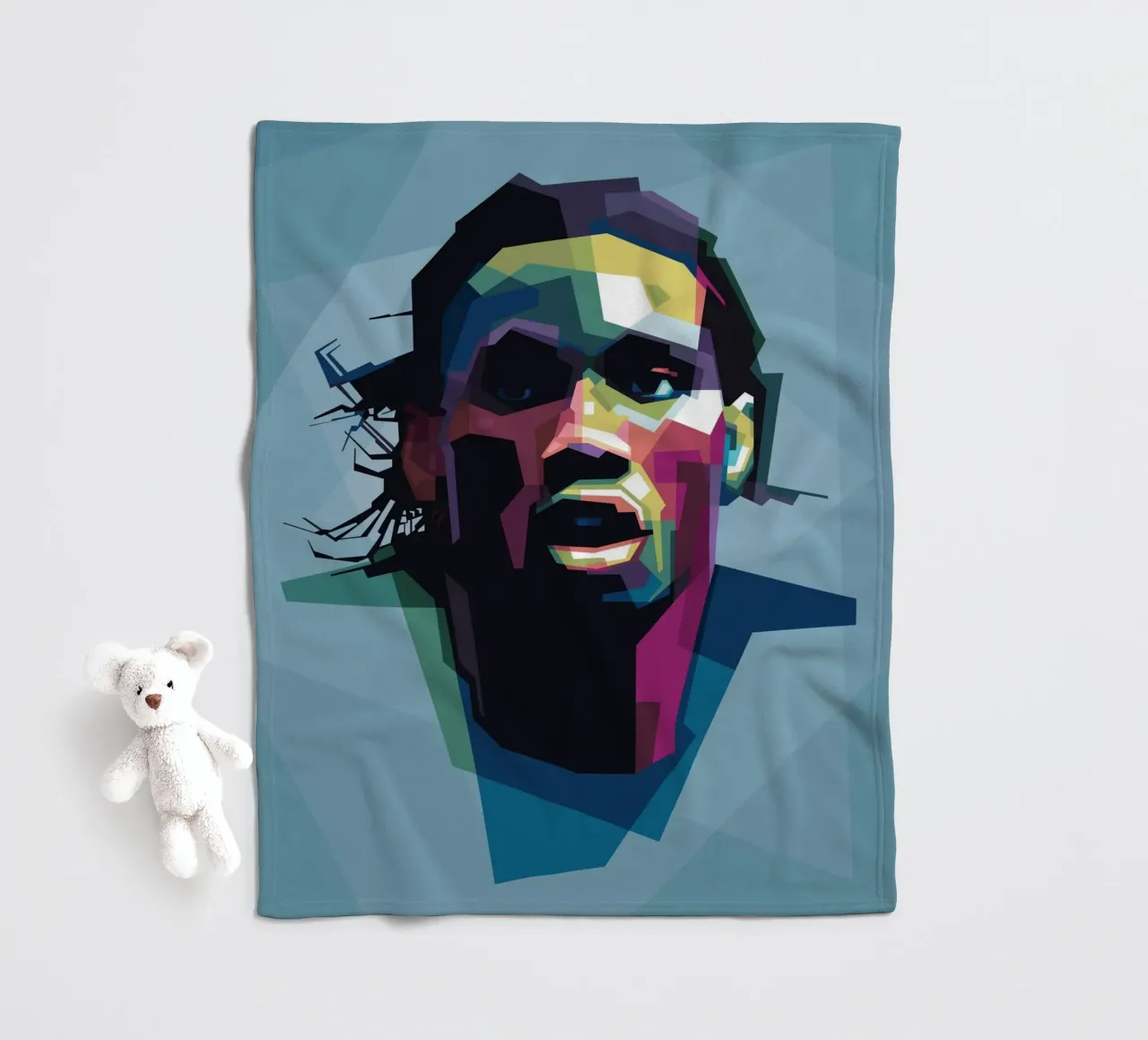 De olifant fleecedeken van Alkahfsmart