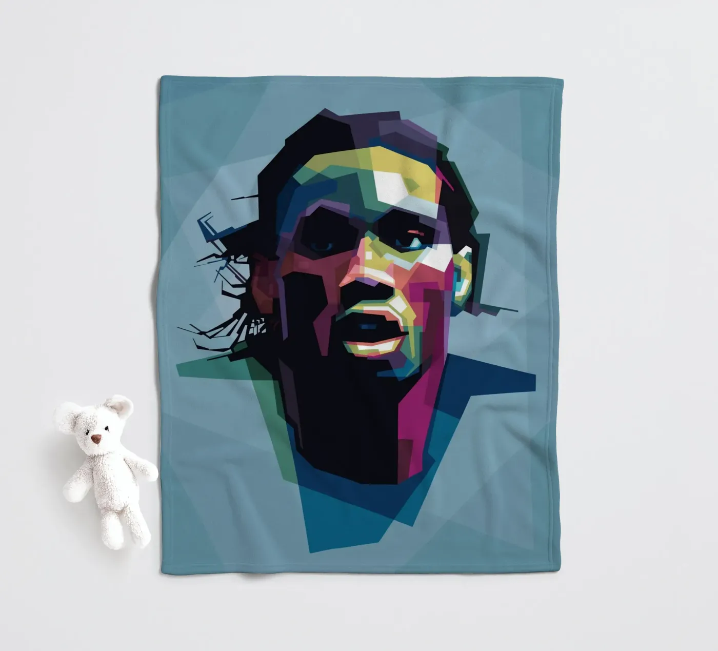 De olifant fleecedeken van Alkahfsmart