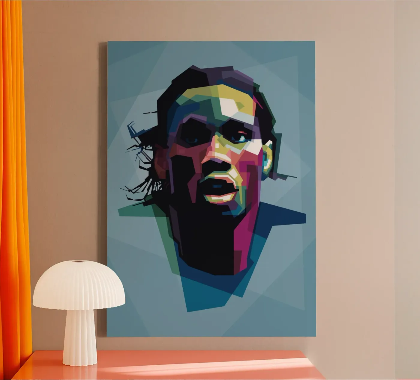 De olifant canvas van Alkahfsmart