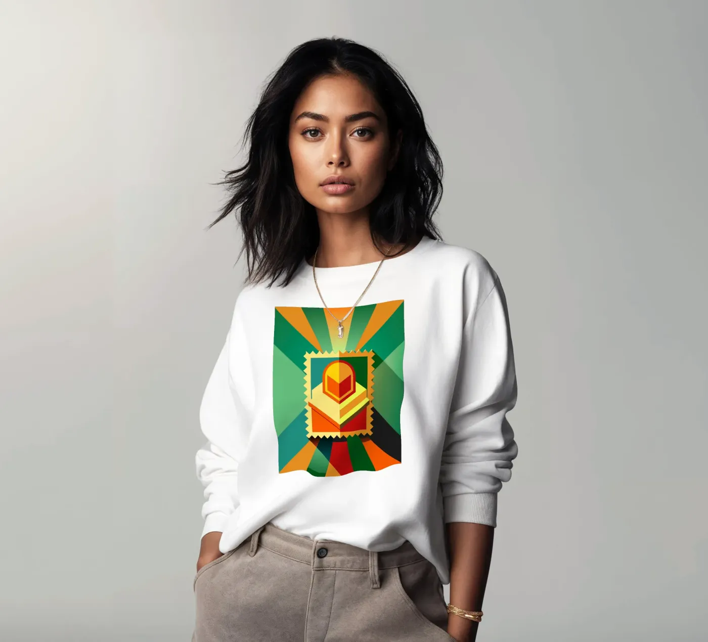 stempels vector sweatshirt van Elfath