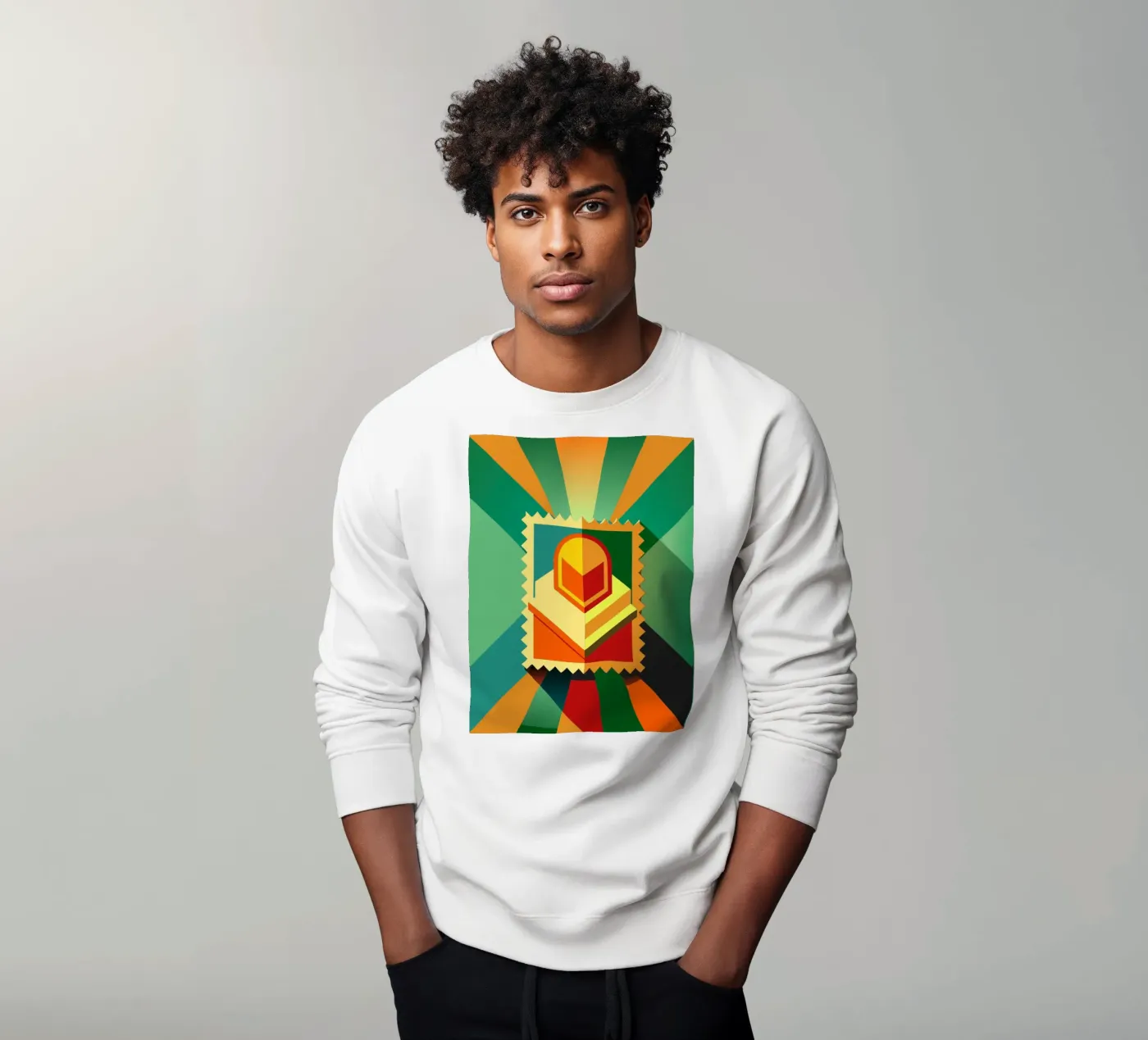stempels vector sweatshirt van Elfath