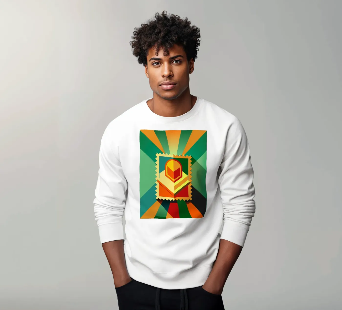 stempels vector sweatshirt van Elfath