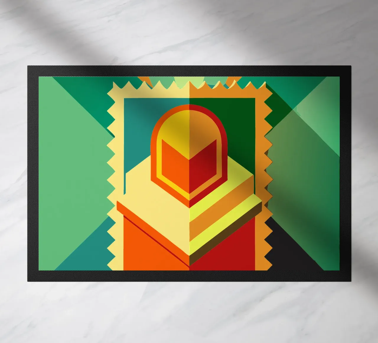 Vektorstempel Fußmatte von Elfath