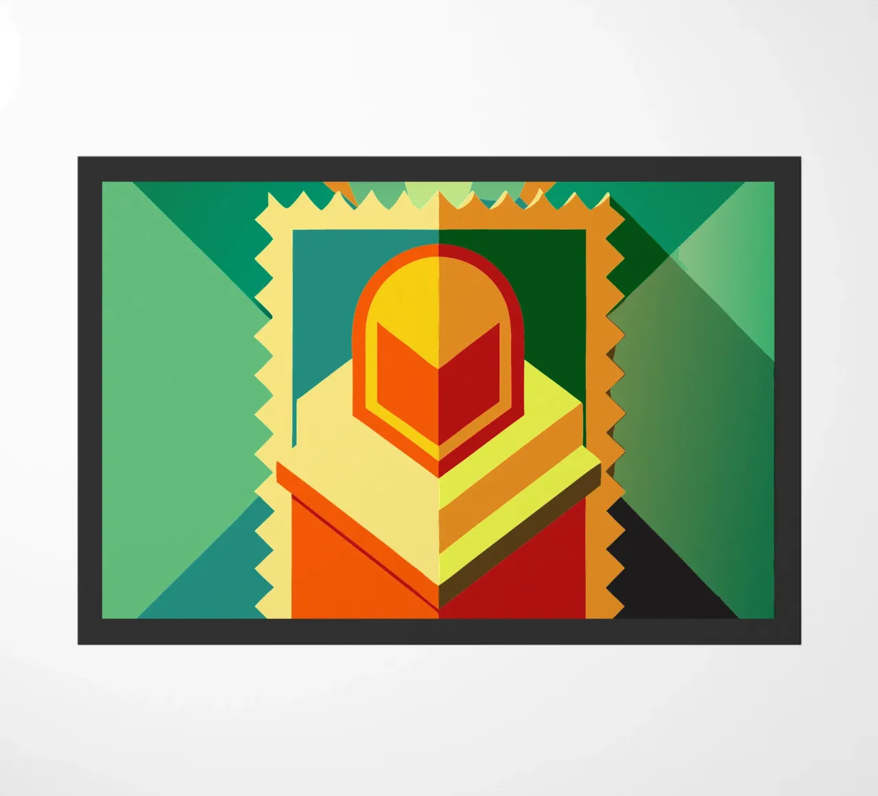 Vektorstempel Fußmatte von Elfath