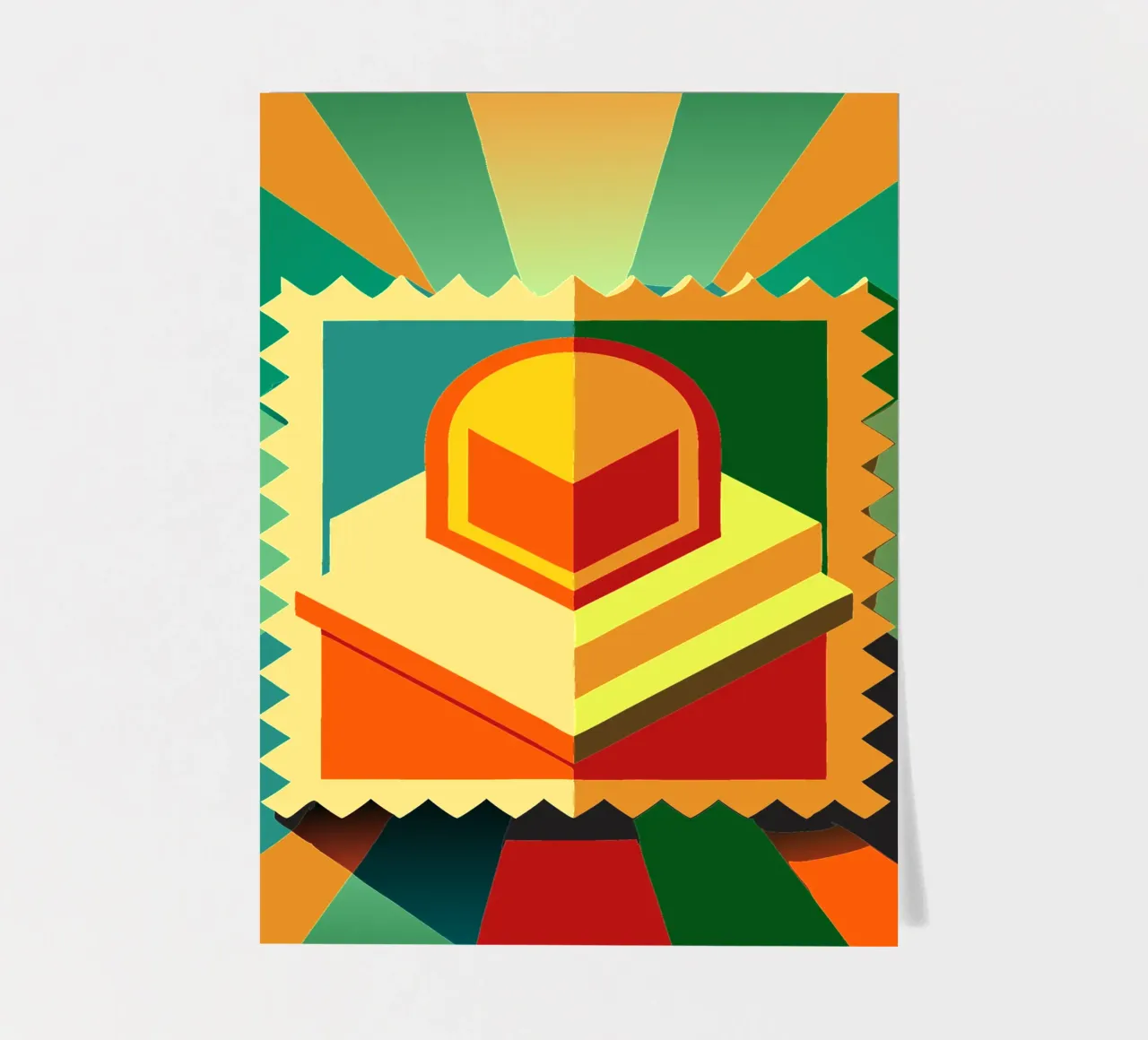 stempels vector stickervel van Elfath